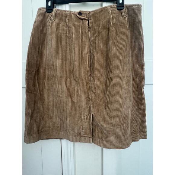 EDDIE BAUER CORDEROY PENCIL SKIRT COTTON SPANDEX BLEND WOMENS PLUS SIZE 16 - Picture 3 of 7